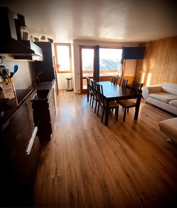 La Plagne-TarentaiseJoli Appt 6 Pers 2Ch Belle Plagne Pied Des Pistes公寓 La Plagne-Tarentaise